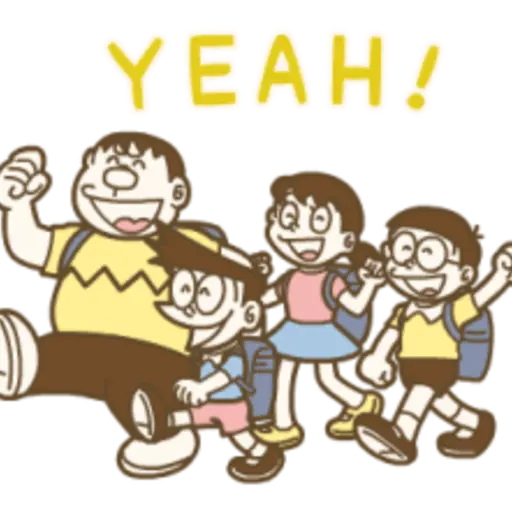 DORAEMON Animated Stickers (Happy World) 