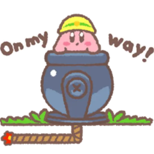Kirby Puffball Sticker Set 