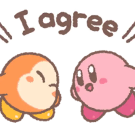 Kirby Puffball Sticker Set 