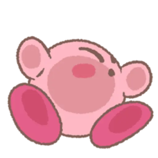 Kirby Puffball Sticker Set 