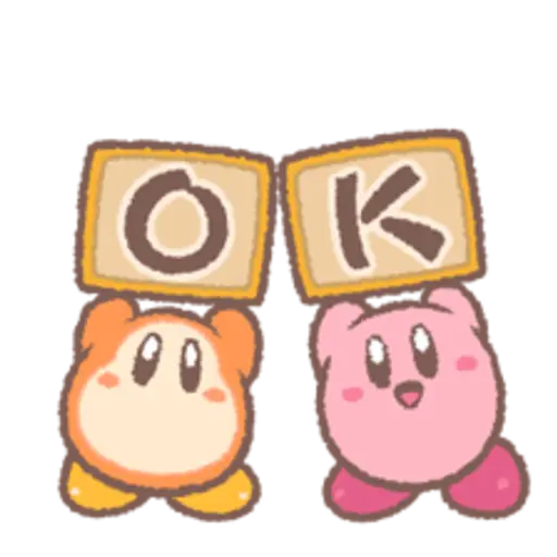 Kirby Puffball Sticker Set 