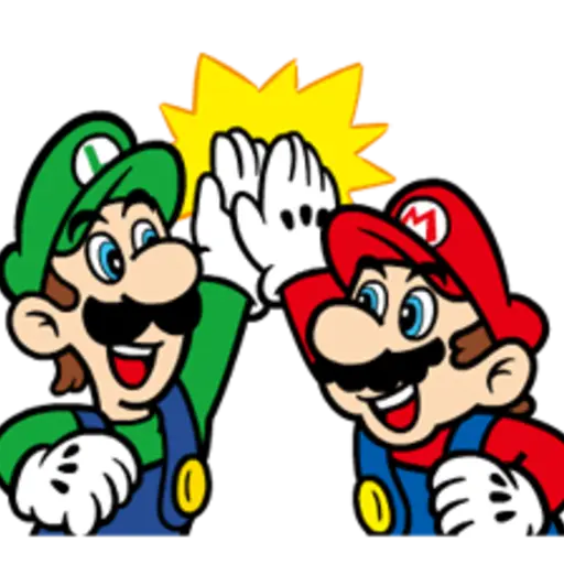 Talking Super Mario Animated Stickers 