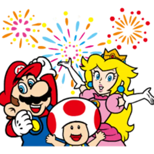 Talking Super Mario Animated Stickers 