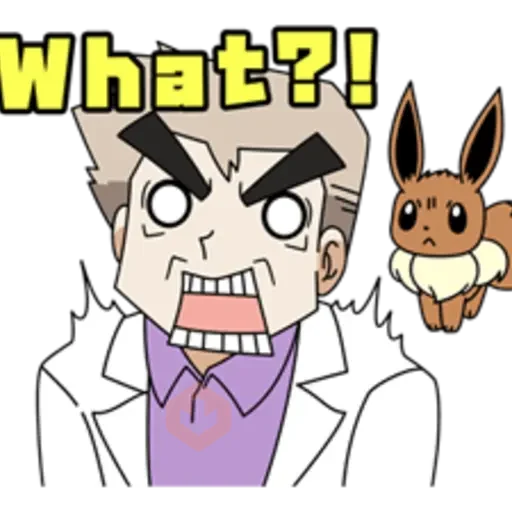 Pokémon: The Oaks sticker 14