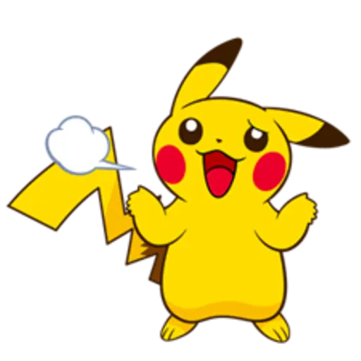 Pikachu Lively Voiced Stickers ♪  preview