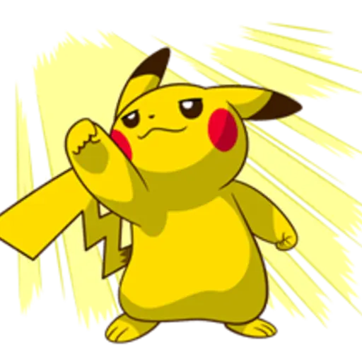 Pikachu Lively Voiced Stickers ♪ 