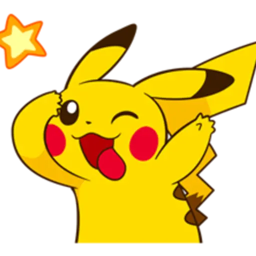 Pikachu Lively Voiced Stickers ♪ 