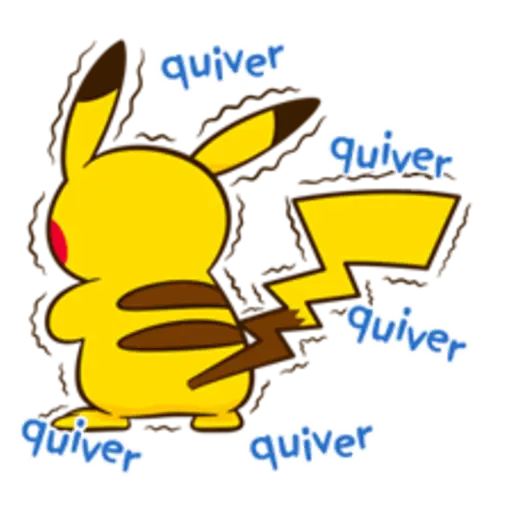 Pikachu Lively Voiced Stickers ♪ 