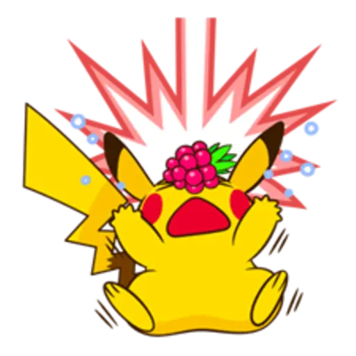 Pikachu Lively Voiced Stickers ♪ 