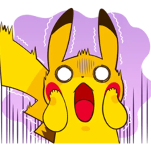 Pikachu Lively Voiced Stickers ♪ 