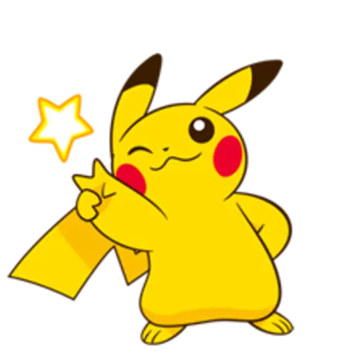 Pikachu Lively Voiced Stickers ♪ 