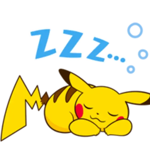 Pikachu Lively Voiced Stickers ♪ 