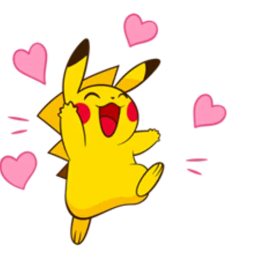 Pikachu Lively Voiced Stickers ♪ 