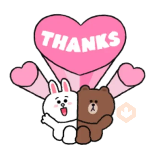 LINE FRIENDS Max Love Stickers sticker 14