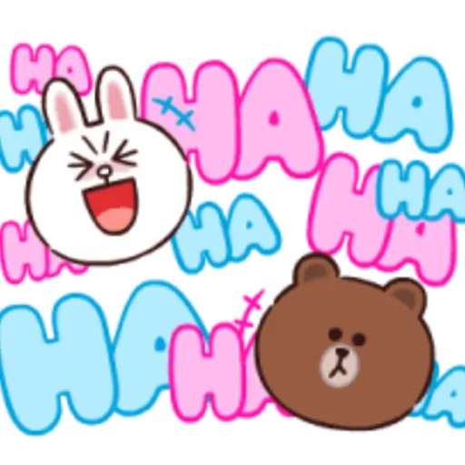 BROWN & CONY Cheer Stickers 