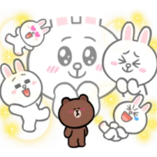 Brown & Cony Rosy Love 