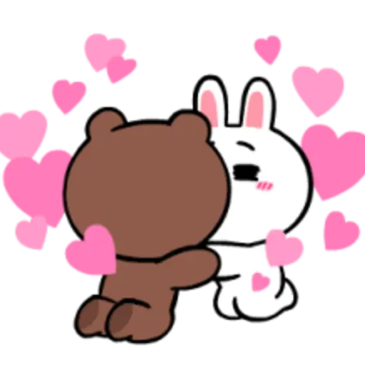 Brown & Cony Rosy Love 