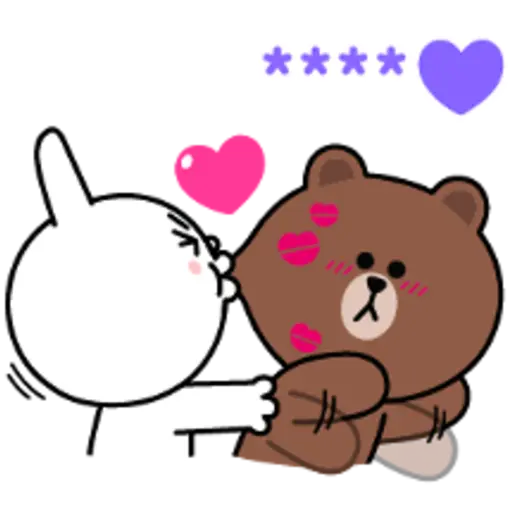 Brown & Cony Custom Stickers 