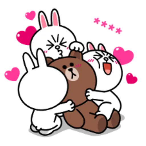 Brown & Cony Custom Stickers 