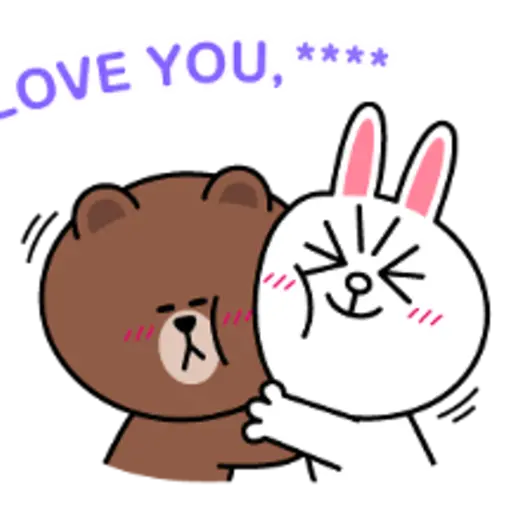 Brown & Cony Custom Stickers 