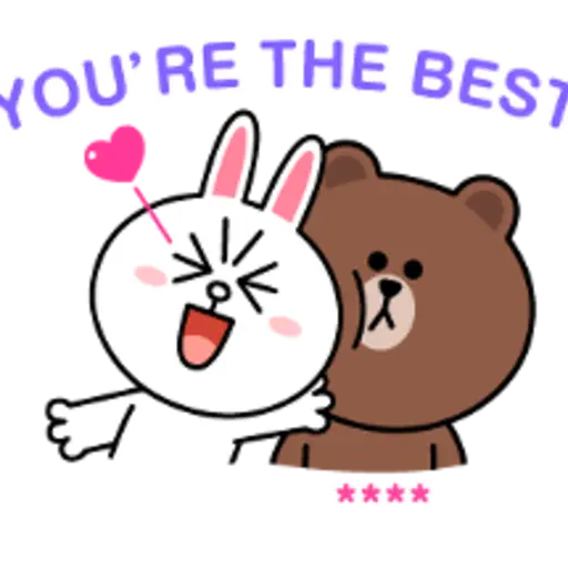 Brown & Cony Custom Stickers 