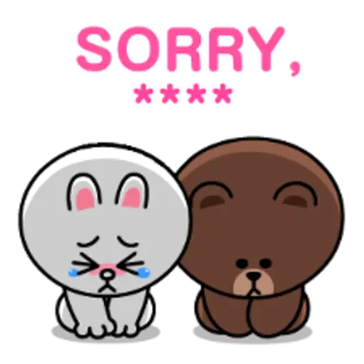 Brown & Cony Custom Stickers 