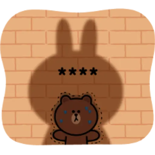 Brown & Cony Custom Stickers 