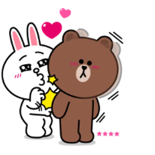 Brown & Cony Custom Stickers 