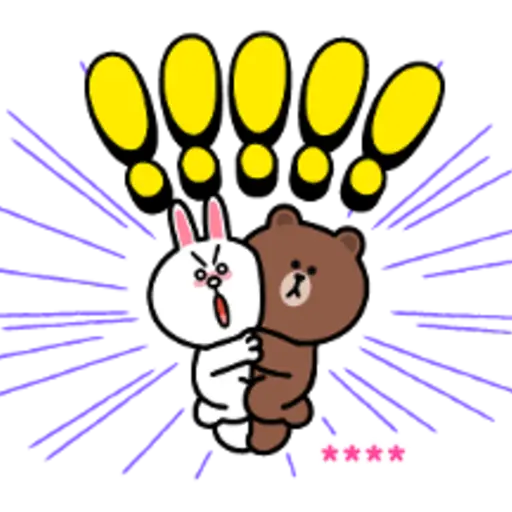Brown & Cony Custom Stickers 