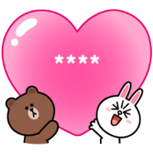 Brown & Cony Custom Stickers 