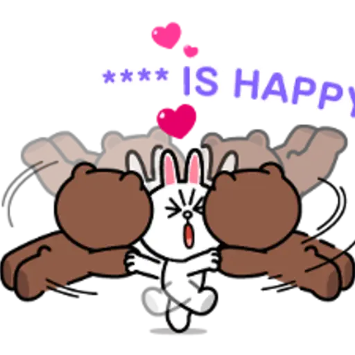 Brown & Cony Custom Stickers 