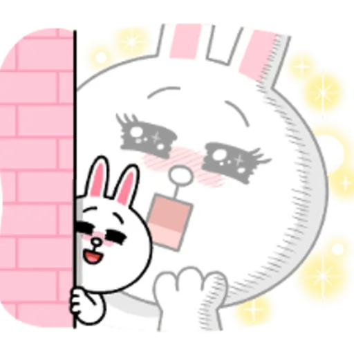 Brown & Cony Heart Melting Romance 