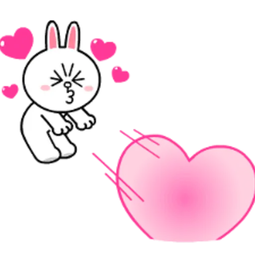 Brown & Cony Heart Melting Romance 
