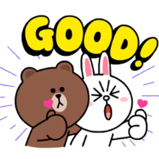 Brown & Cony Heart Melting Romance 