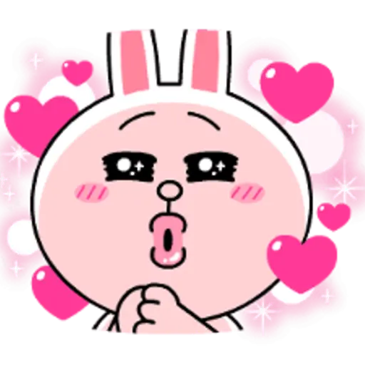 Brown & Cony Heart Melting Romance 
