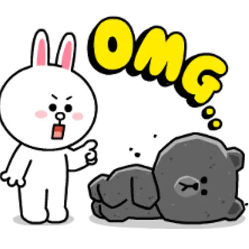 Brown & Cony Heart Melting Romance 