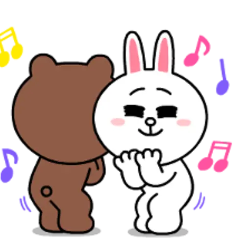 Brown & Cony Heart Melting Romance 