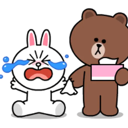 Brown & Cony Heart Melting Romance 