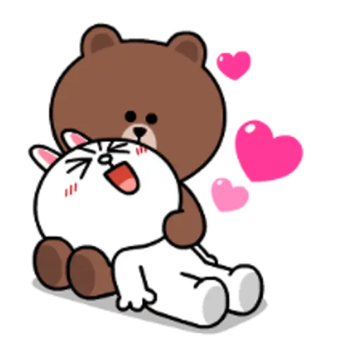Brown & Cony Heart-Throbbing Love 