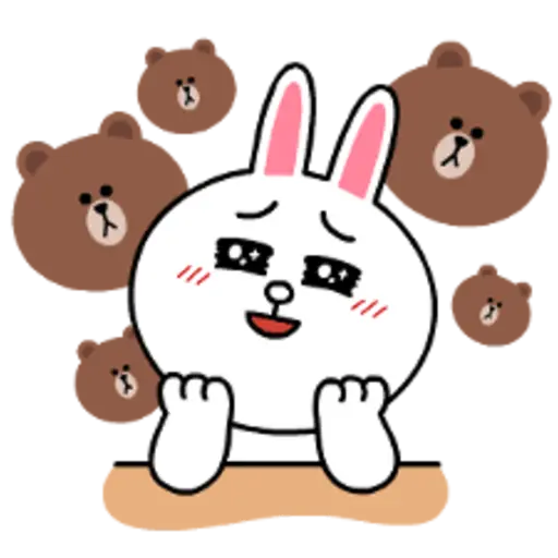 Brown & Cony Heart-Throbbing Love 