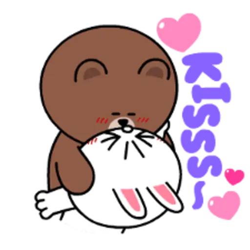 Brown & Cony Heart-Throbbing Love 