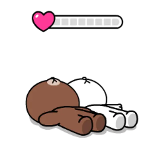 Brown & Cony Heart-Throbbing Love 