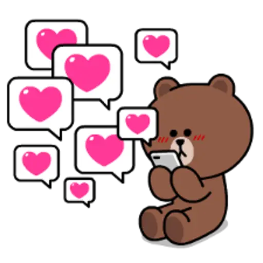 Brown & Cony Heart-Throbbing Love 