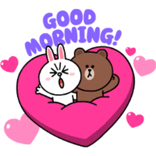Brown & Cony Heart-Throbbing Love 