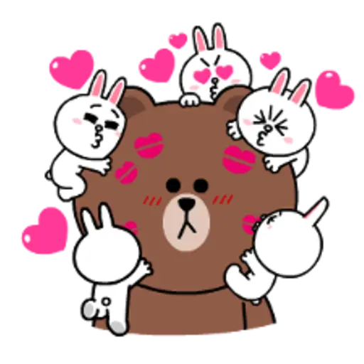 Brown & Cony Heart-Throbbing Love 