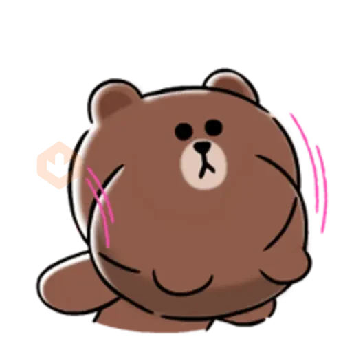 LINE Characters: Fluff Fluff sticker 14