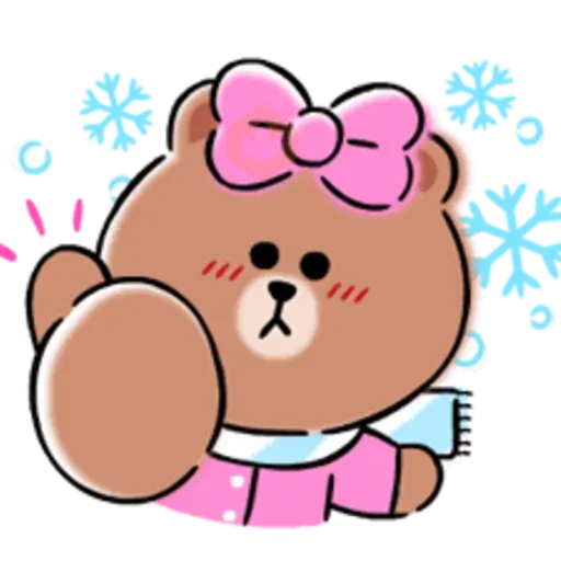 LINE Characters: Fluff Fluff sticker 17