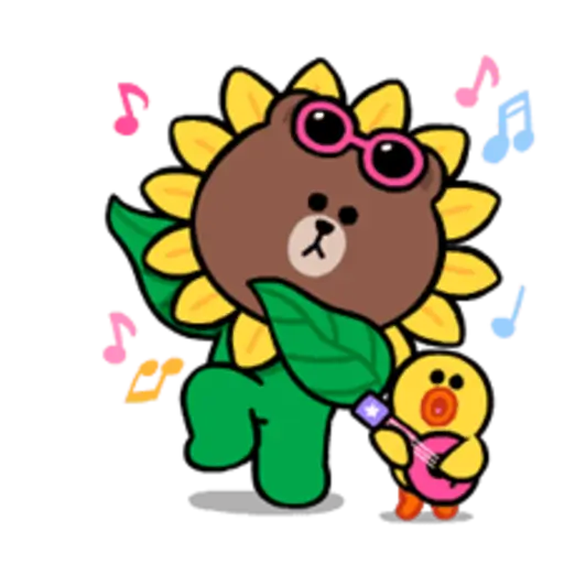 LINE Characters: Cute and Soft Summer 