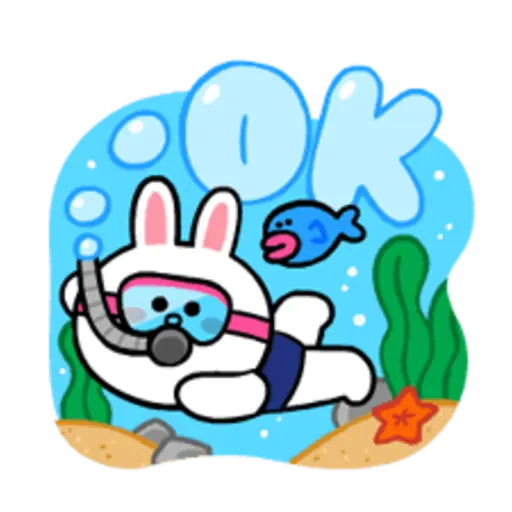 LINE Characters: Cute and Soft Summer 