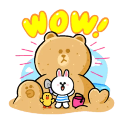 LINE Characters: Cute and Soft Summer  preview